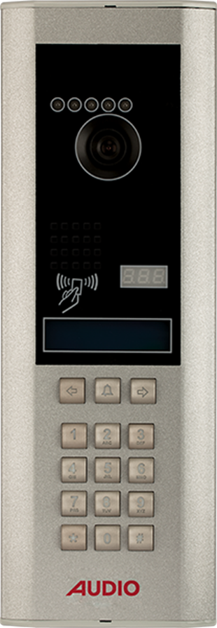 AudioAudio 2 x 16 LCD Ekranlı Bus Plus Görüntülü Zil Paneli Tuş Takımlı Panel Crea 