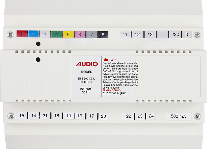 AudioAudio 002336 ETS 302 Kapıcılı, Çift Zilli Santral