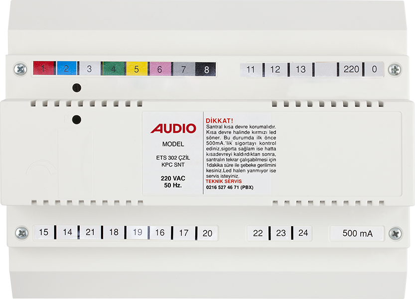 AudioAudio 002336 ETS 302 Kapıcılı, Çift Zilli Santral