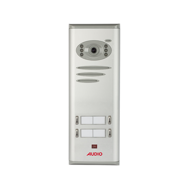 AudioAudio 008317 E04 Basic Kameralı Butonlu Zil Paneli 4lü