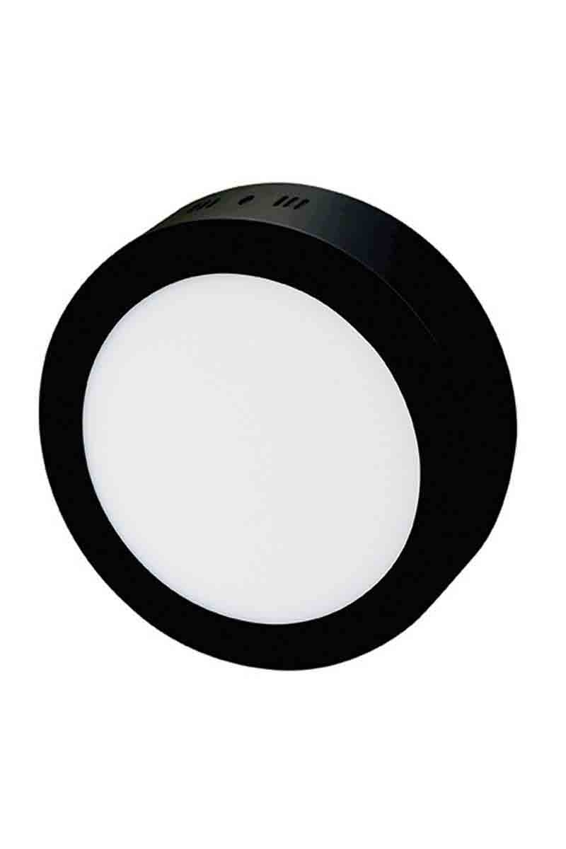 CataCata CT-5235B 18w Sıva Üstü Siyah Yuvarlak Led Panel 6500K Beyaz