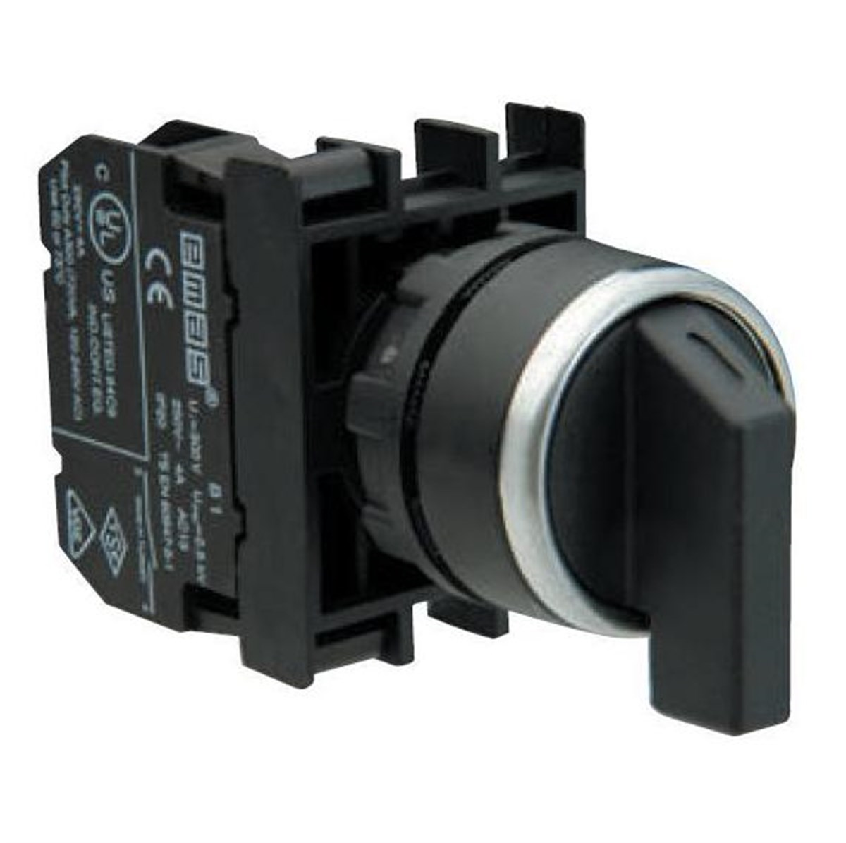 EmasEmas B100S30 B Serisi Plastik 1NO (II-0-I) 60° Seçici Kalıcı 22 mm Buton