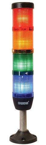 EmasEmas IK54L220XM03 IK Serisi Dört Katlı 220V AC 100mm Borulu Plastik Ayaklı LED Kolon 50mm