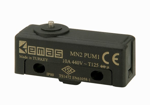 EmasEmas MN2PUM1 Metal İnce Pimli 1CO MN2 Serisi Plastik Mini Switch