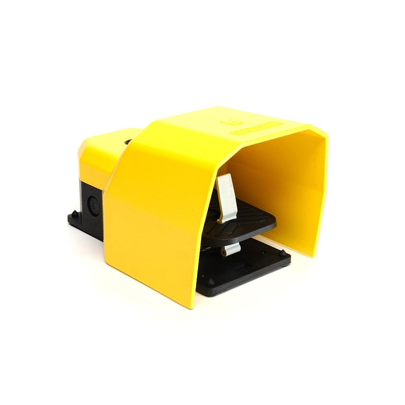 EmasEmas PDKA11BX10PDK Serisi Metal Korumalı 1NO+1NC Taşıma Kol Delikli Tekli Sarı Plastik Pedal