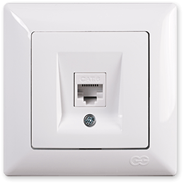 GünsanGünsan Visage Simple Beyaz Tekli Data Priz Cat6