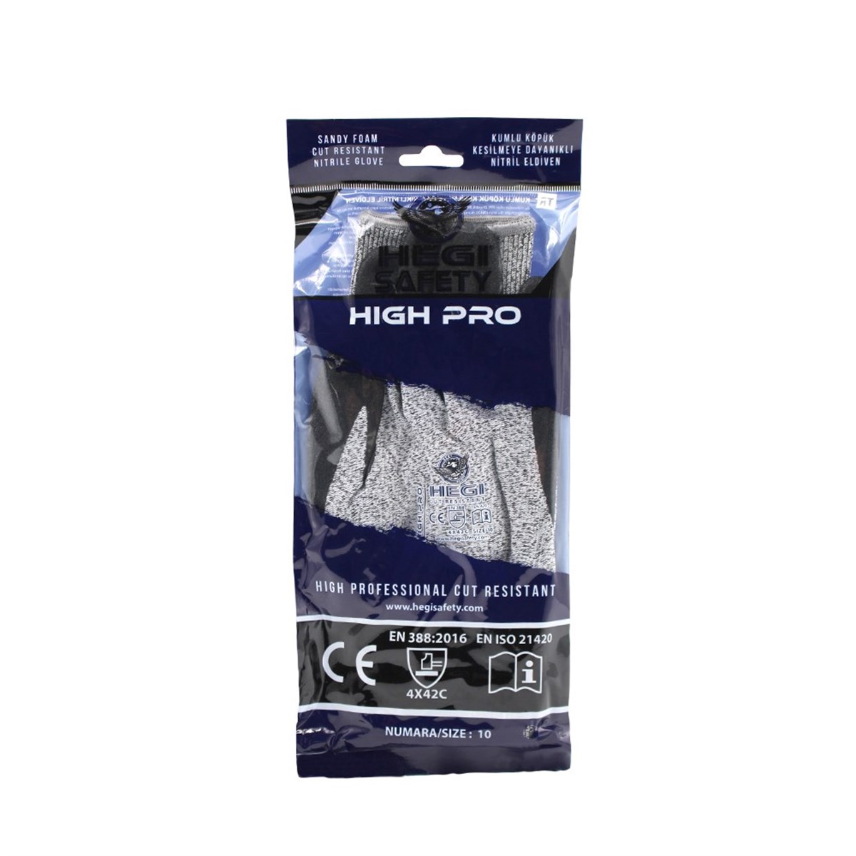 Hegi High Pro Kesilme Dirençli Kumlama Köpük Nitril Eldiven