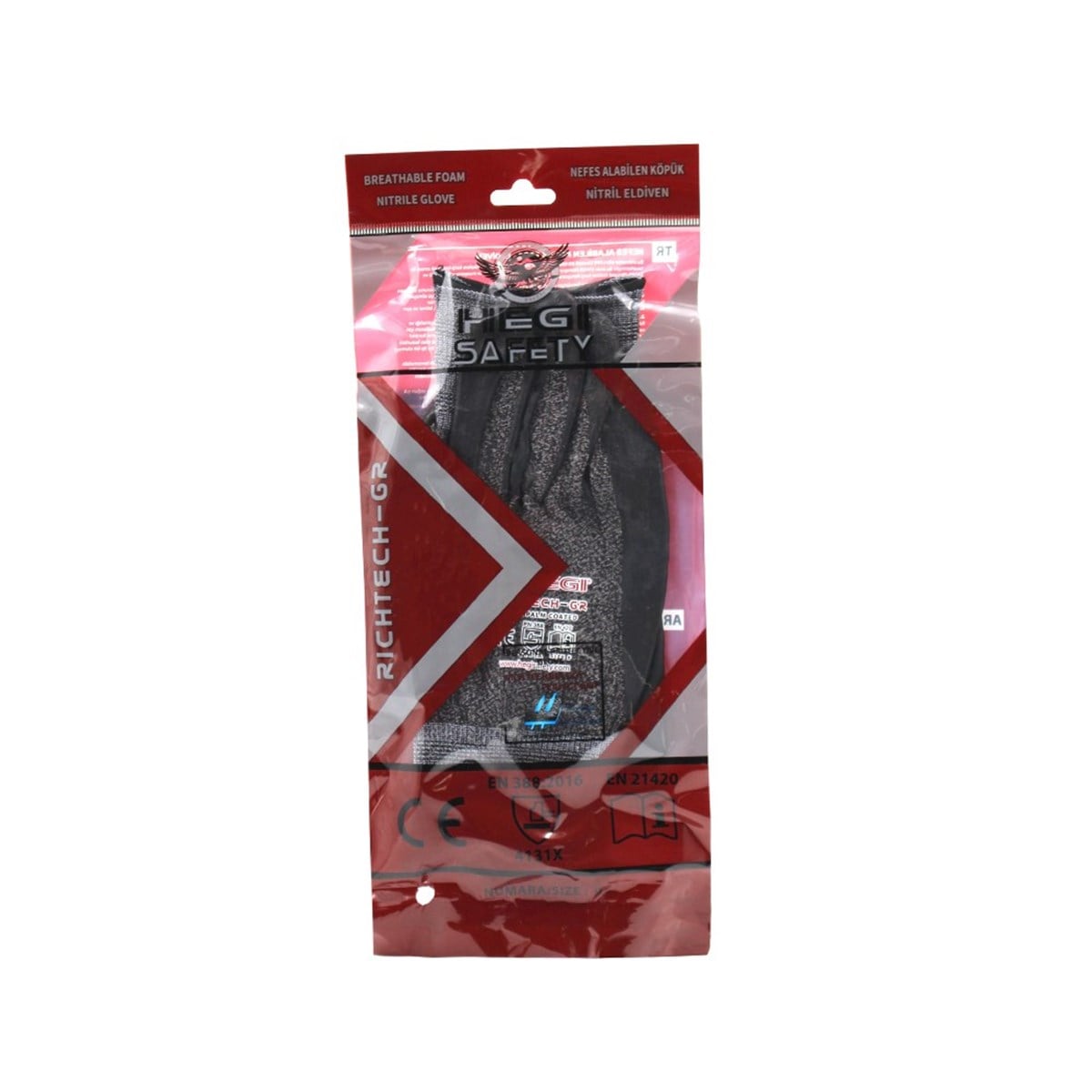 Hegi Safety Richtech-Gr Köpük Nitril Montaj Eldiveni