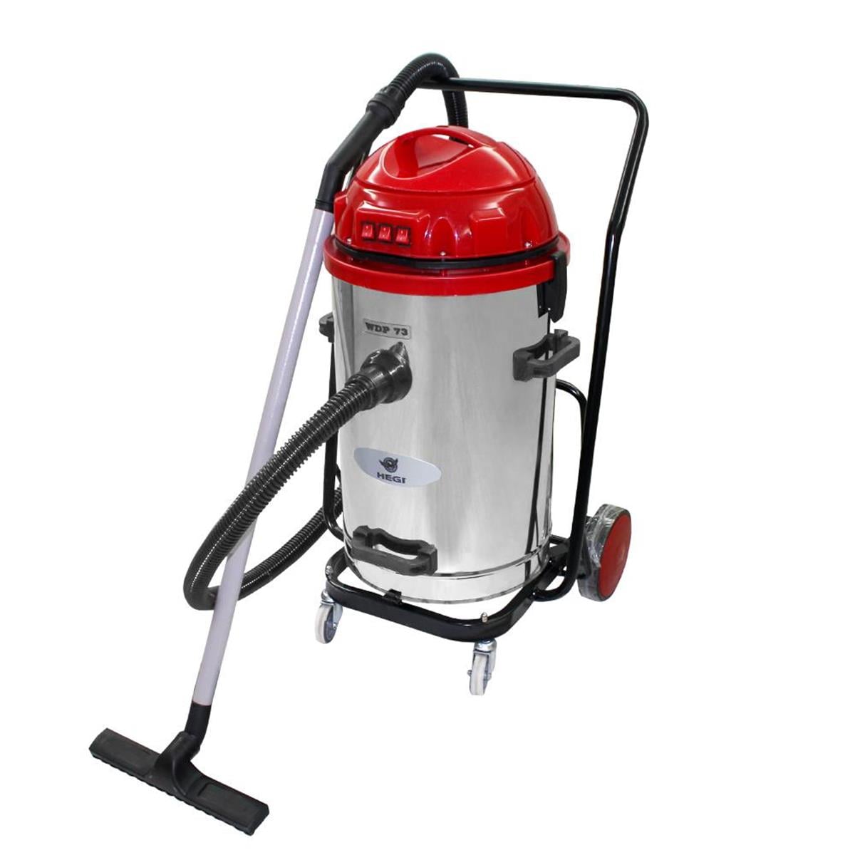 Hegi WDP 73 3600W Islak - Kuru Vakumlu Elektrikli Süpürge 75 L Paslanmaz Kazan