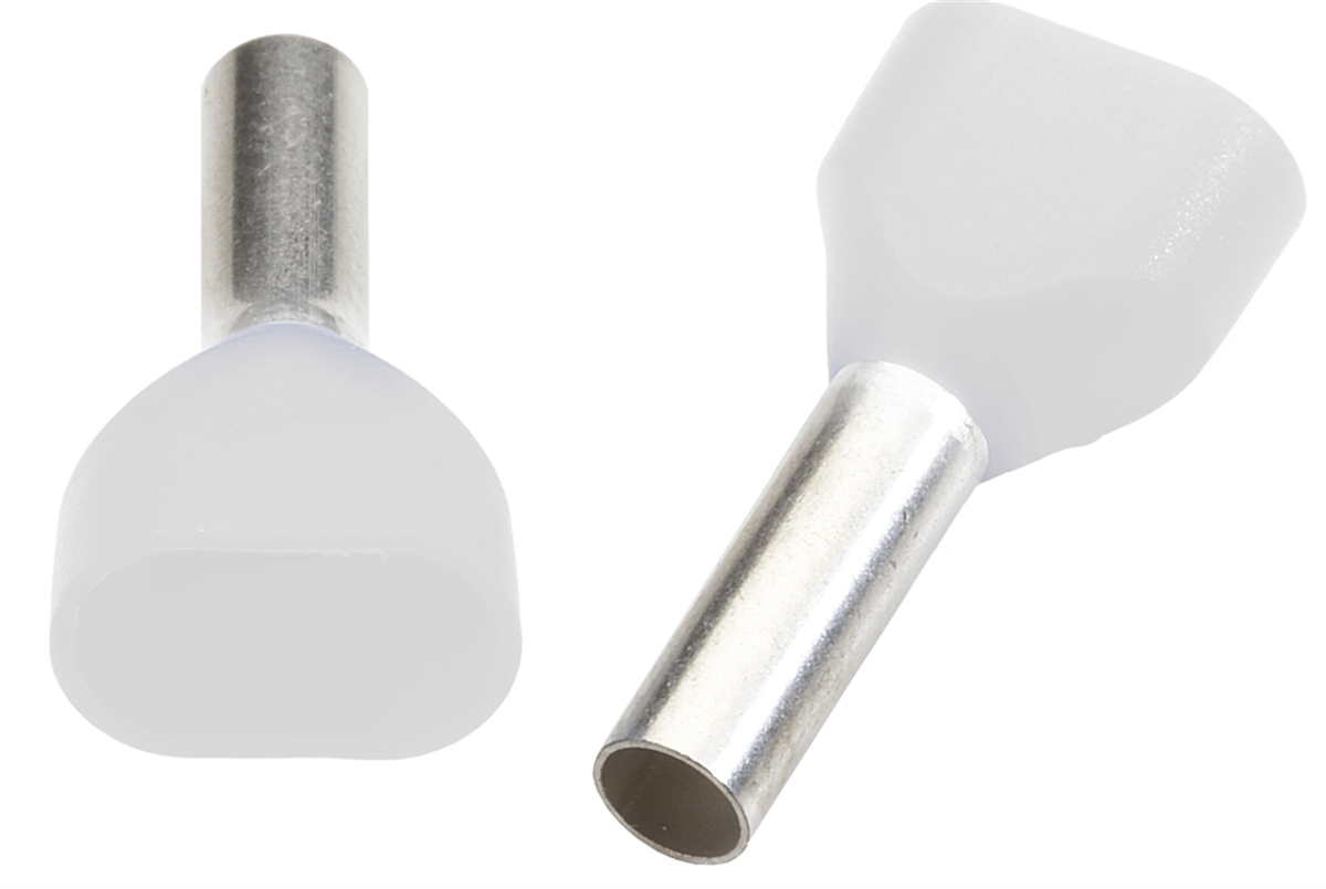 KlemsanKlemsan 572020 IKY 2x0,75/8 0,75 mm² kablo çapına uygun çift girişli izoleli yüksük 500 Adet