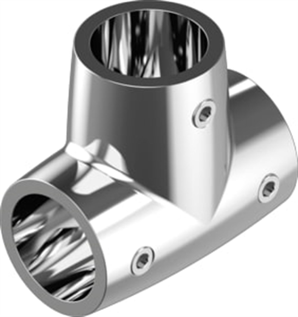 Krom T Boru Bağlantı