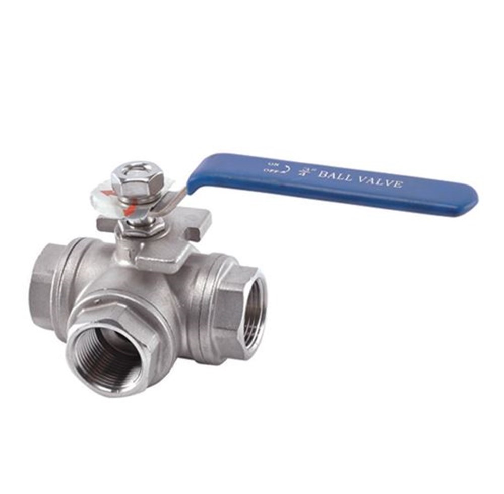 Krom Üç Yollu Küresel Vana