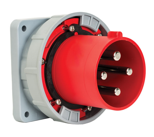 Mete EnerjiMete 4X125A. IP67 Makine Fişi Düz 3P+E