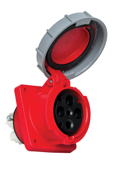 Mete EnerjiMete 4X63A. IP67 Makine Prizi Eğik 3P+E