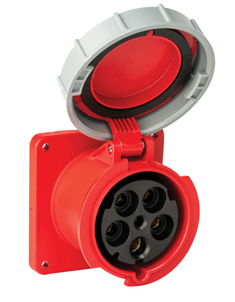 Mete EnerjiMete 5X125A. IP67 Makine Prizi Düz 3P+N+E