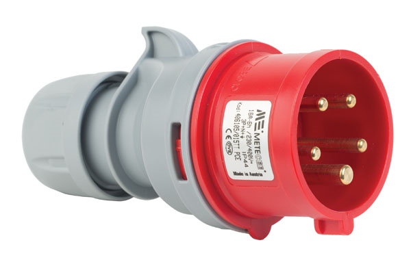 Mete EnerjiMete 5X16A. IP44 Düz Fiş Hızlı Bağlantılı 3P+N+E