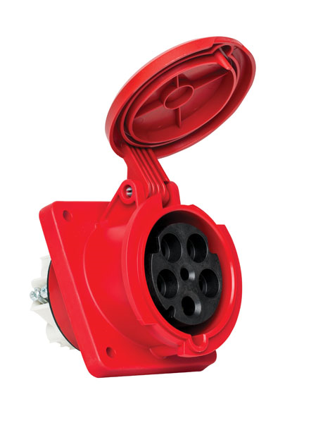 Mete EnerjiMete 5X63A. IP44 Makine Prizi Eğik 3P+N+E