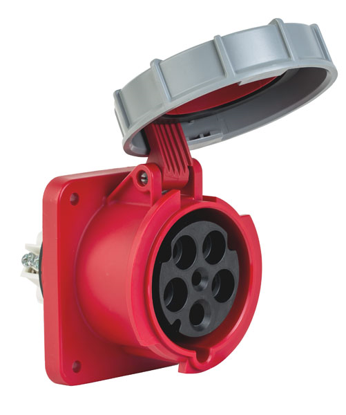 Mete EnerjiMete 5x63A. IP67 Makine Prizi Düz 3P+N+E