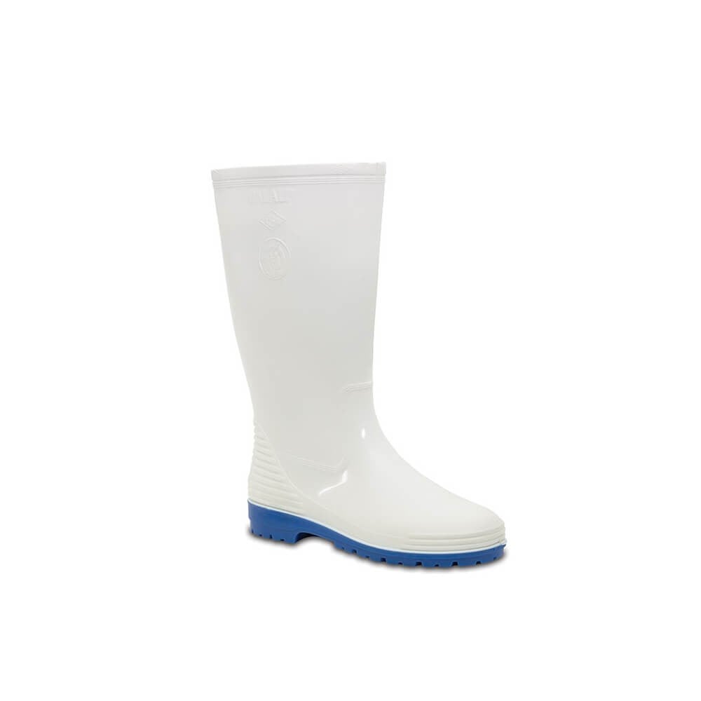 Pvc Garson Çizme  Beyaz Uzun 36 cm- Palalı