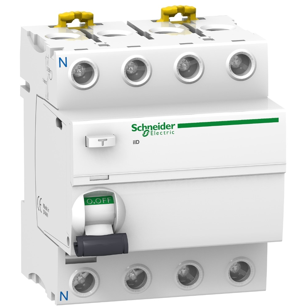 SchneiderSchneider A9R44440 İıd - Kaçak Akım Koruma Rölesi - 4P - 40A - 300Ma - Ac Tip
