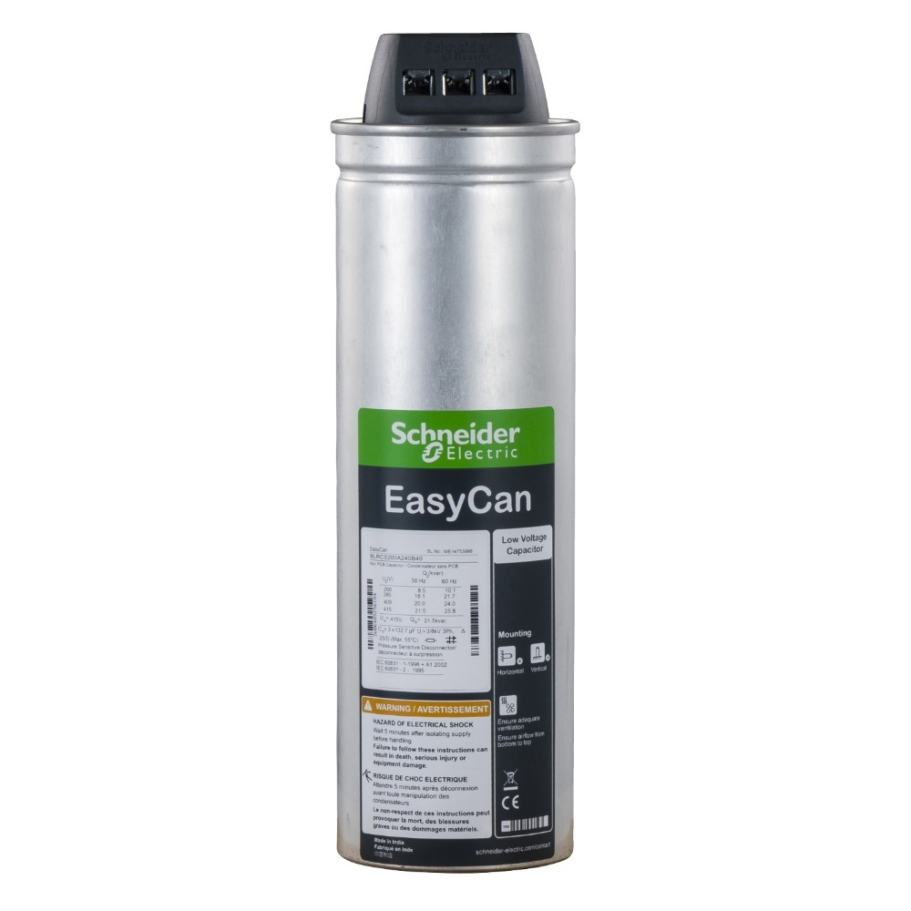 SchneiderSchneider BLRCS200A240B40 Easycan Kondansatör - 20/24 Kvar - 400 V - 50/60Hz