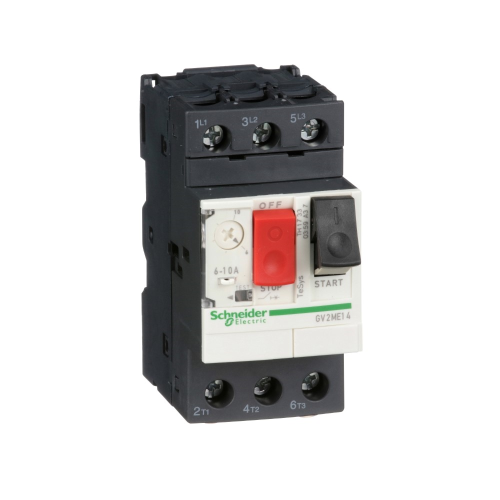 SchneiderSchneider GV2ME14 Tesys Gv2-Motor Koruma Şalteri-Termal Manyetik - 6...10 A - Vida Kelepçesi Terminalleri