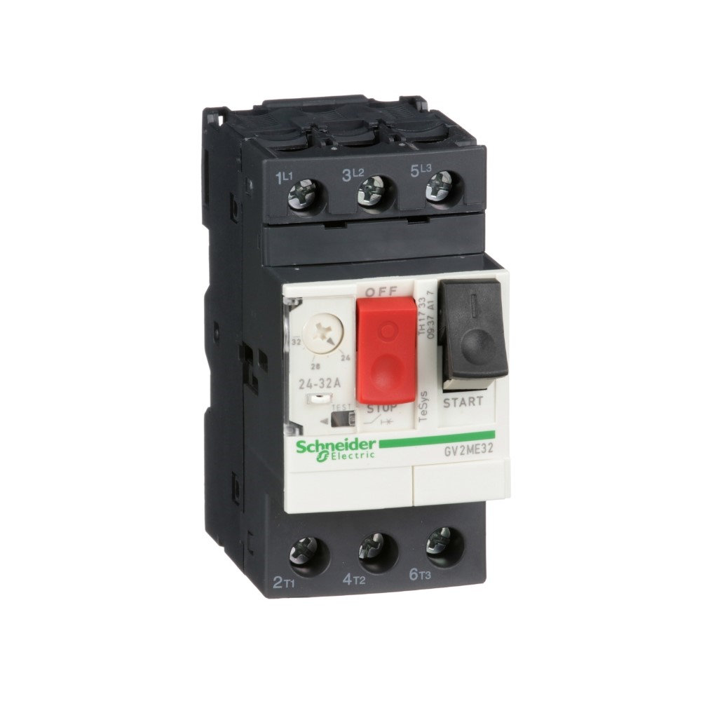 SchneiderSchneider GV2ME32 Tesys Gv2-Motor Koruma Şalteri-Termal Manyetik - 24...32 A - Vida Kelepçesi Terminalleri