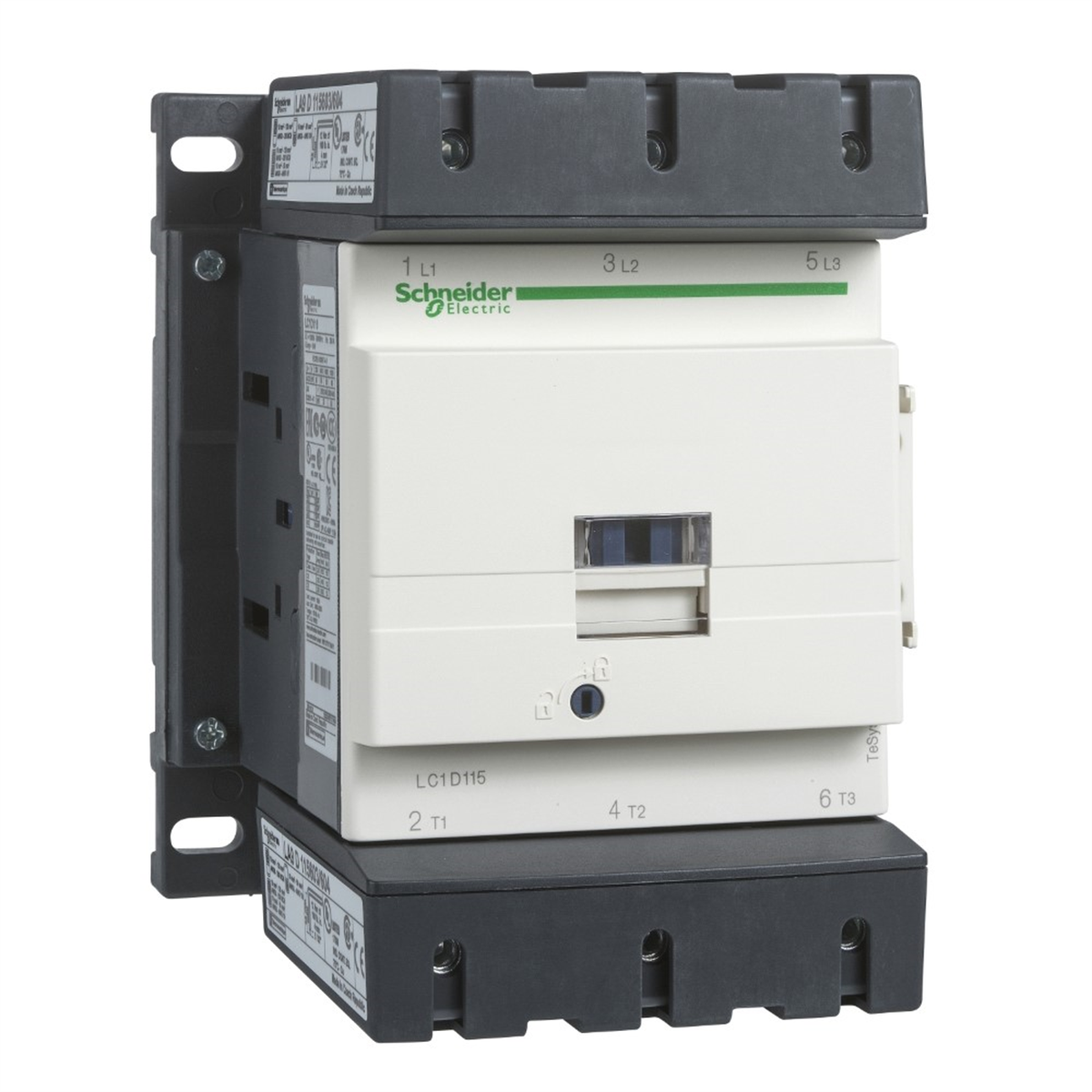 SchneiderSchneider LC1D115M7 Tesys D Kontaktör - 3P(3 Na) - Ac-3 - <= 440 V 115 A - 220 V Ac Bobin 