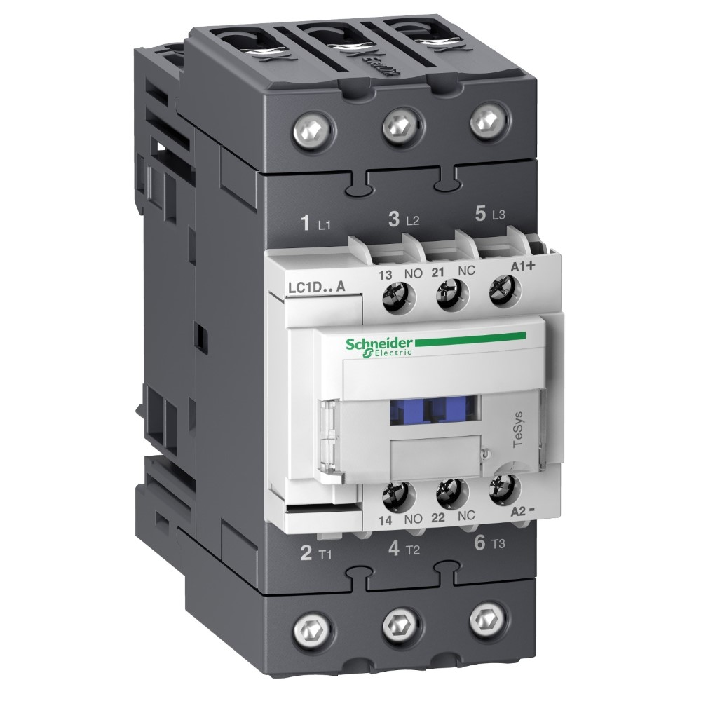 SchneiderSchneider LC1D65ABD Tesys D Kontaktör - 3P(3 Na) - Ac-3 - <= 440 V 65 A - 24 V Dc Standart Bobin