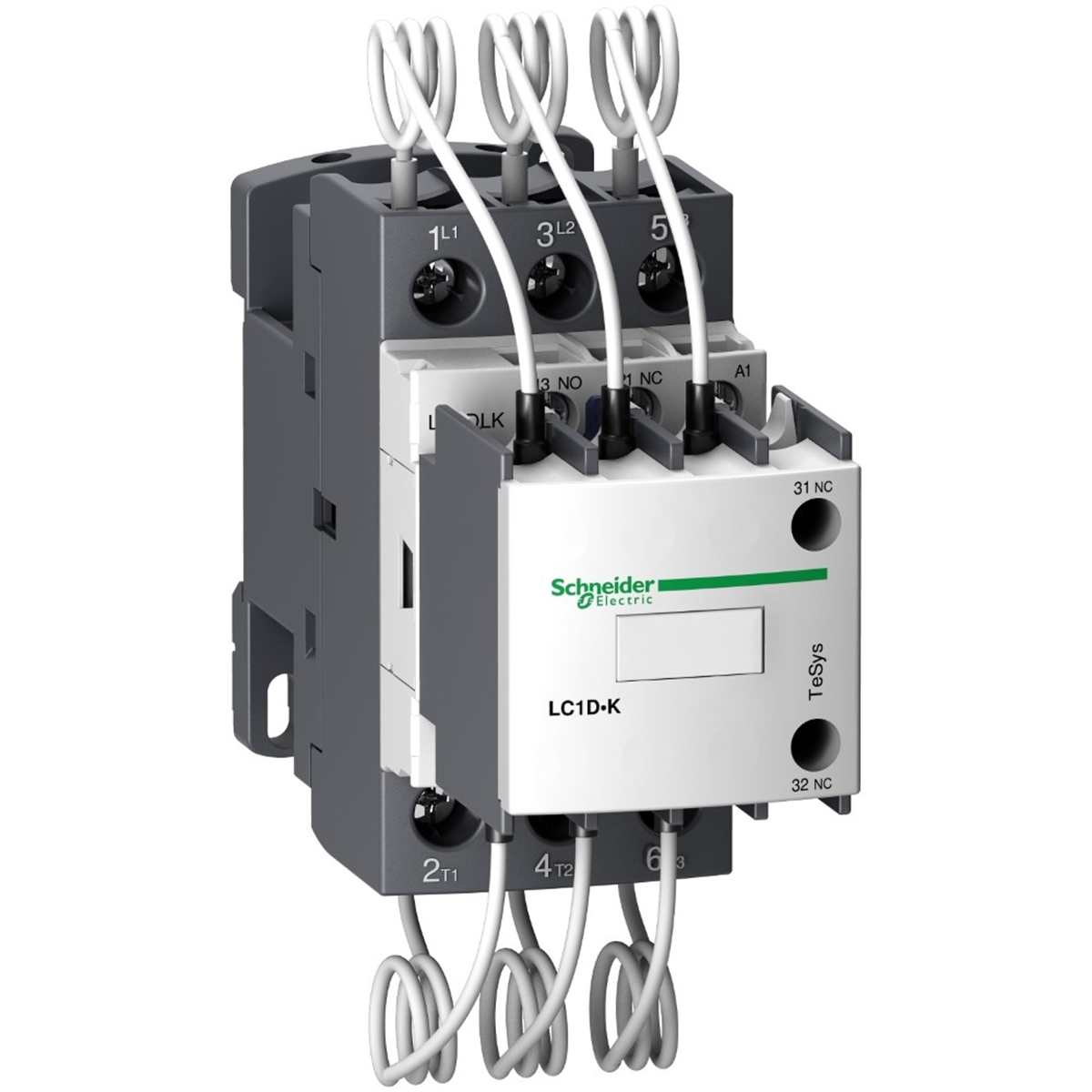SchneiderSchneider LC1DLKM7 Kontaktör Tesys Lc1-Dm - 3 Kutup - 400...440V 20 Kvar - Bobin 220 V Ac 