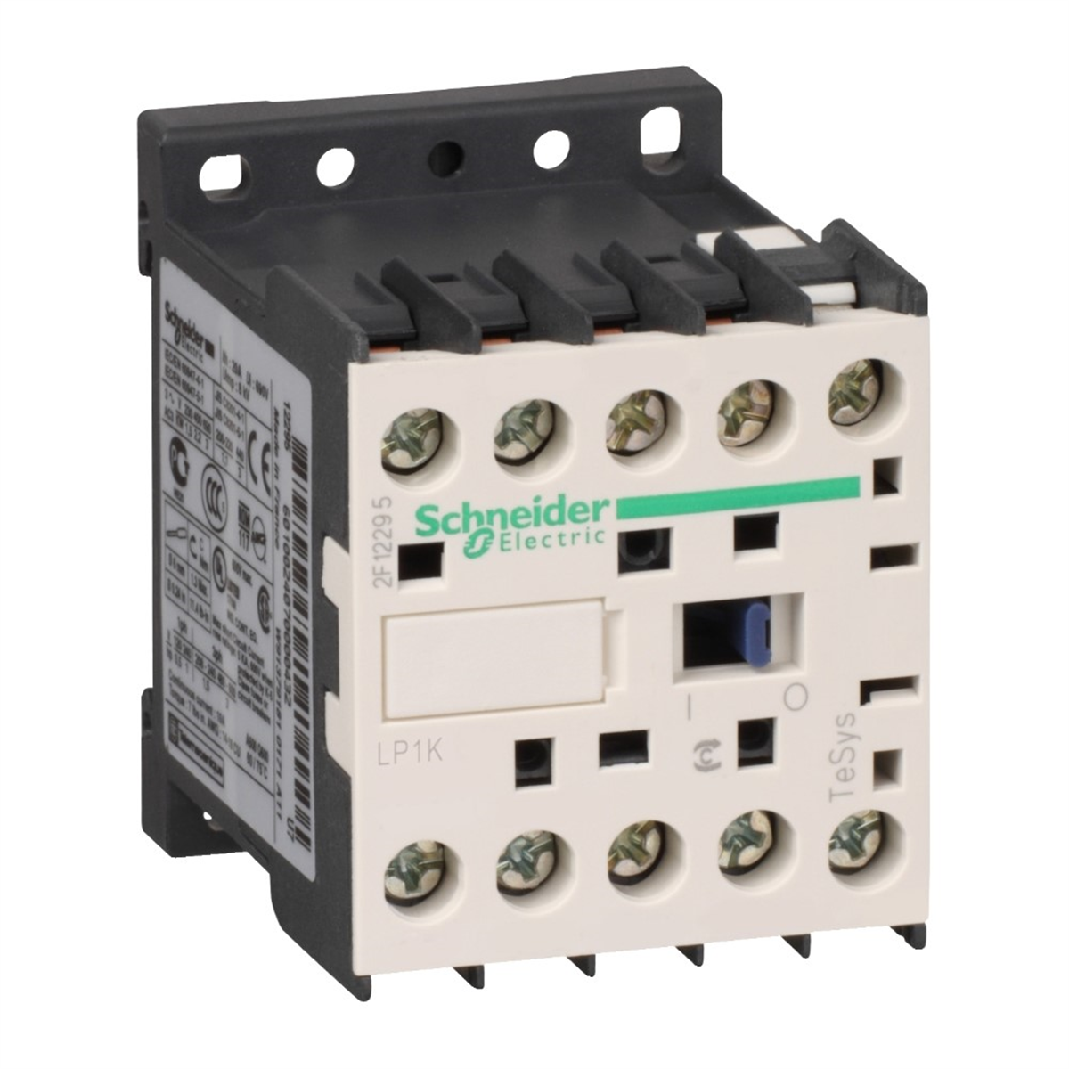 SchneiderSchneider LP1K0910BD Tesys K Kontaktör - 3P(3 Na) - Ac-3 - <= 440 V 9 A - 24 V Dc Bobin 