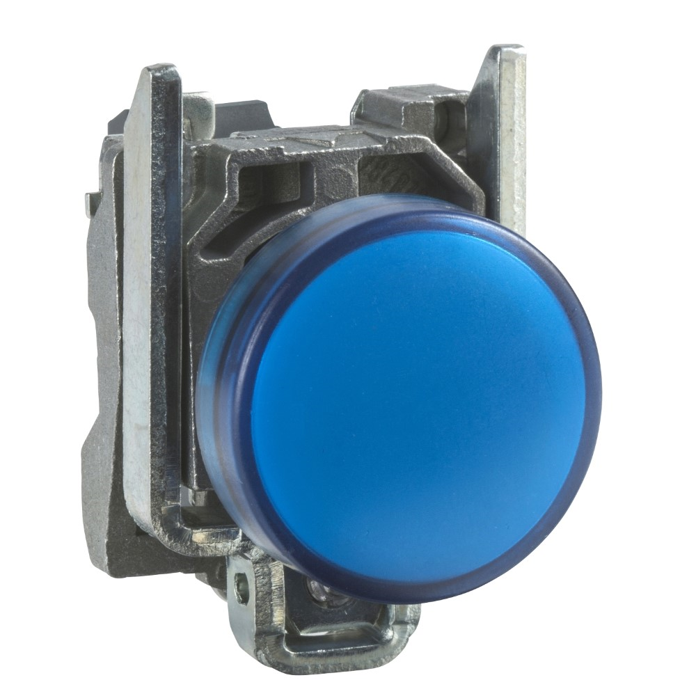 SchneiderSchneider XB4BVM6 230...240V Entegre Led'Li Mavi Eksiksiz Pilot Işığı Ø22 Düz Lens