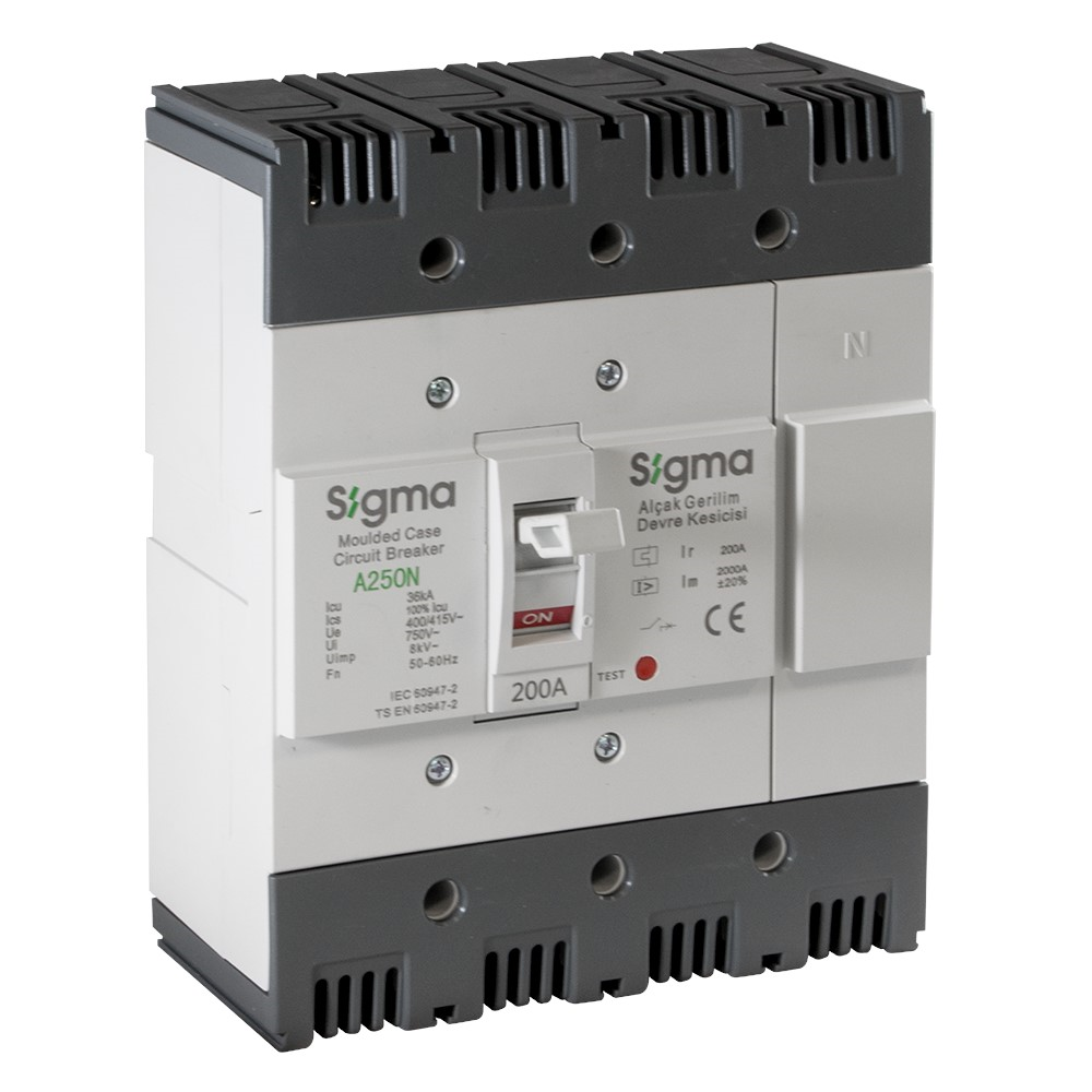 SigmaSigma A400N 400 A 36 kA 4 Kutuplu Sabit Tip Kompakt Şalter