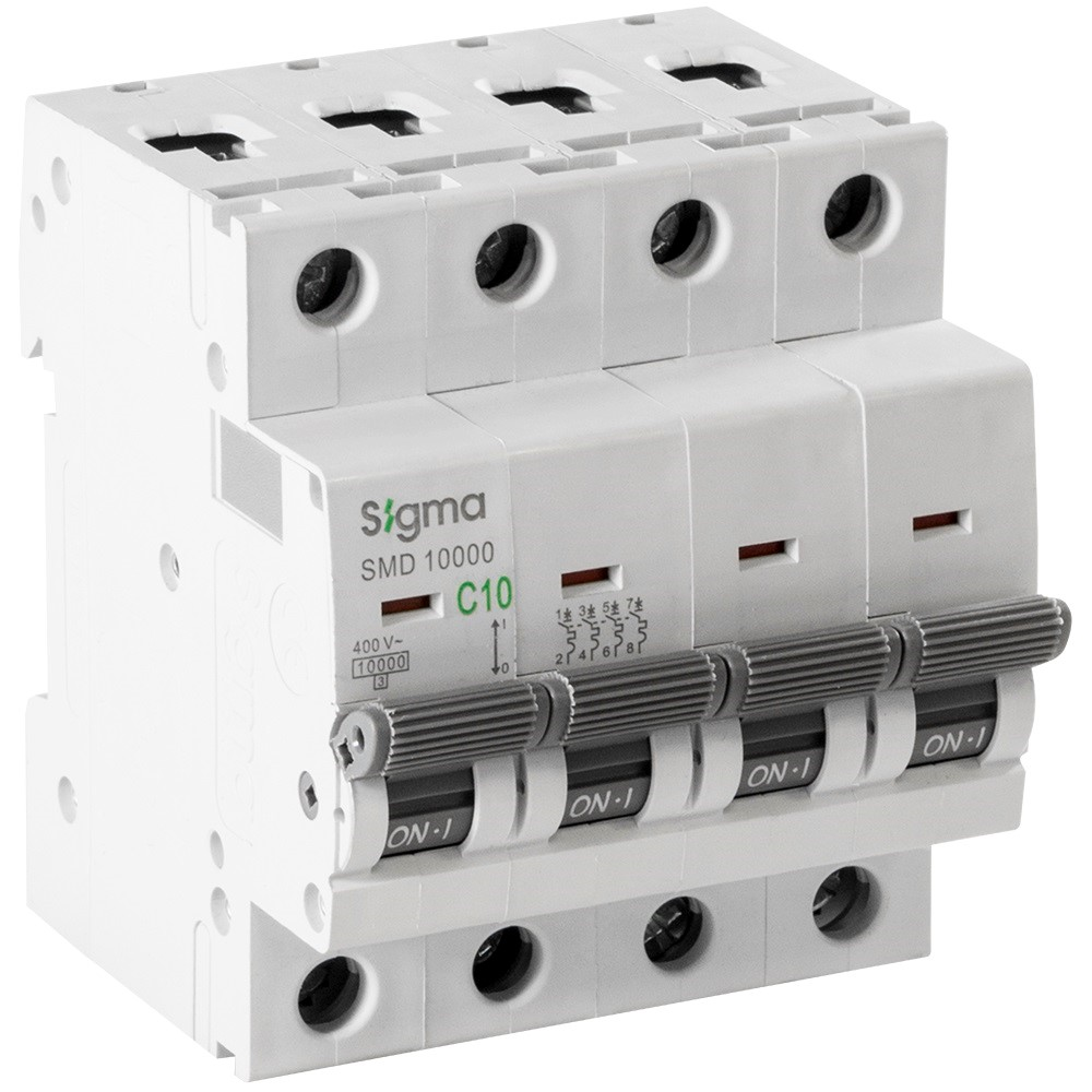 SigmaSigma SMD10000 10kA 4P C50 Otomatik Sigorta