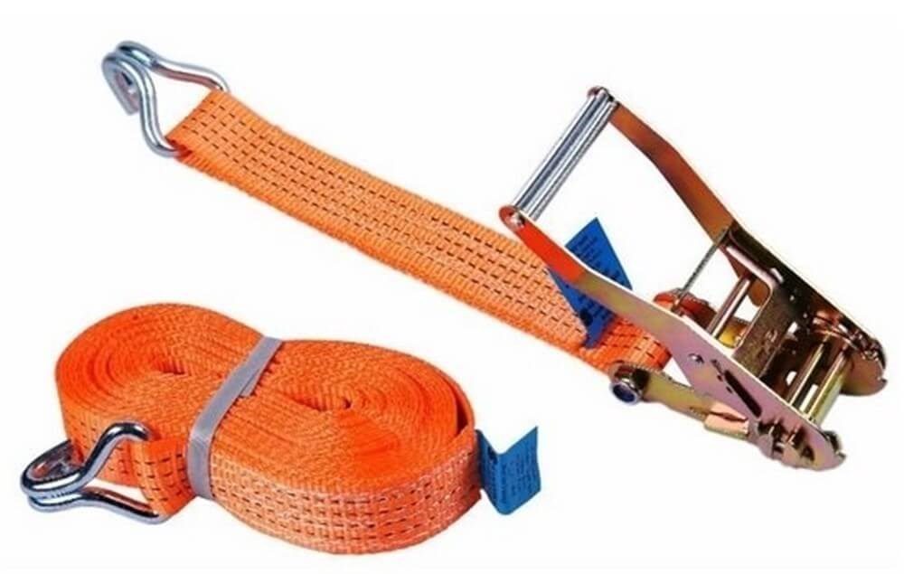 Spanzet Cırcırlı Yük Gerdirme Kiti / Turuncu 2'' 10 mt