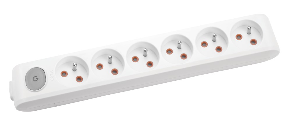 VikoViko Multi-let Altılı Grup Priz Anahtarlı Topraklı Çocuk Korumalı Klemensli