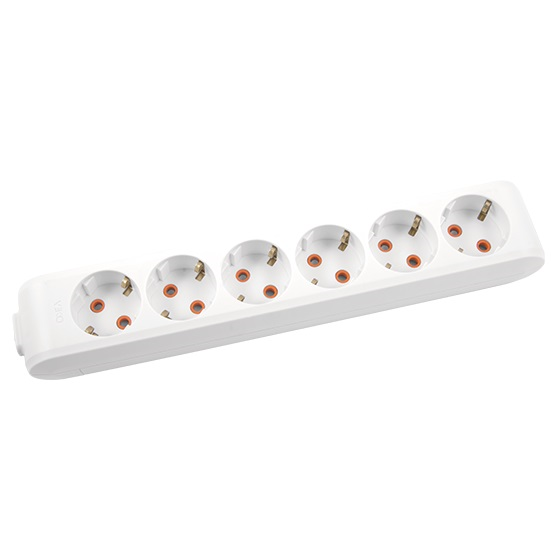 VikoViko Multi-let Altılı Grup Priz Topraklı Çocuk Korumalı Klemensli