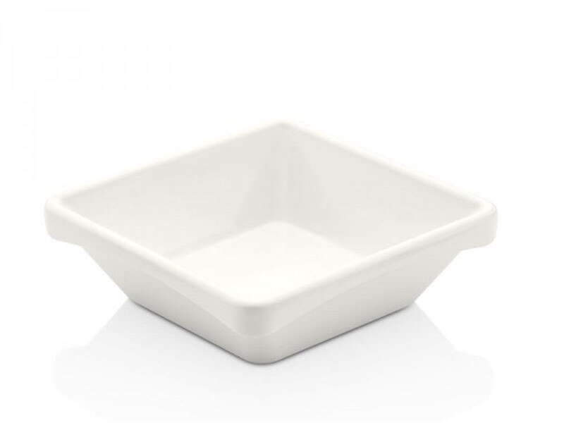 13207 Melamin Minimal Ramekin Kare Sosluk - 12 Adet