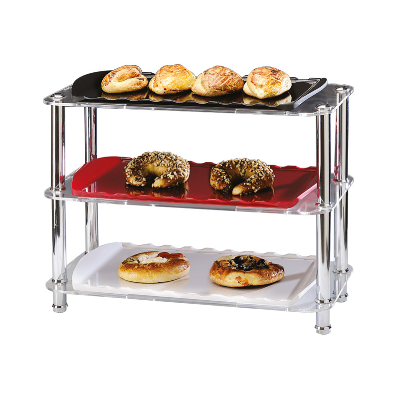 3 Katlı Akrilik,  Melamin Teşhir Stand  (K-2055)