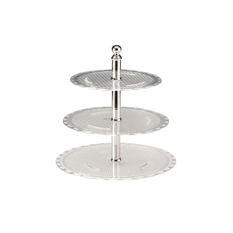 3 Katlı Polycarbonat Pasta Standı