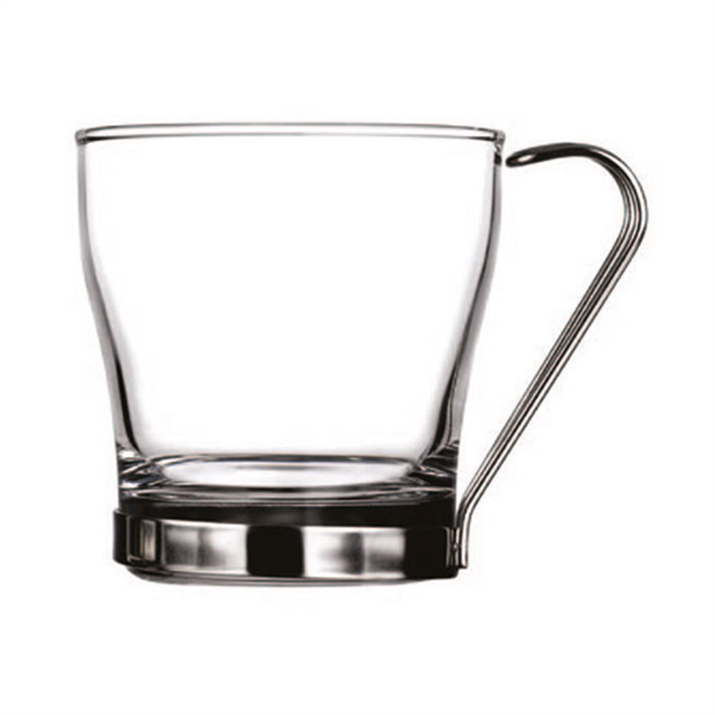 42665 Chroma Metal Kulplu Çay Bardak - 24 Adet