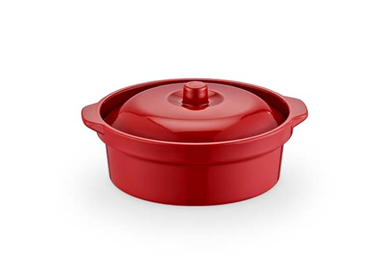Açık Büfe Servis Melamin Alpha 17 Cm 550 Ml Kapaklı Tencere - 12 Adet 