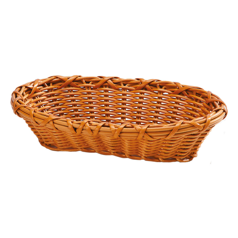 Büyük Oval Plastik Sepet (Koyu )