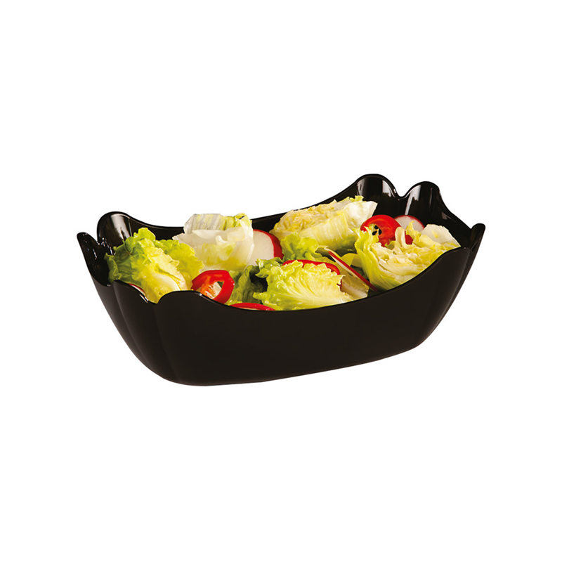 Dikdörtgen Polycarbonat Teşhir Kase 