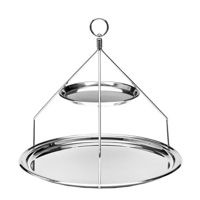 İki Katlı  Çaycı Tepsisi