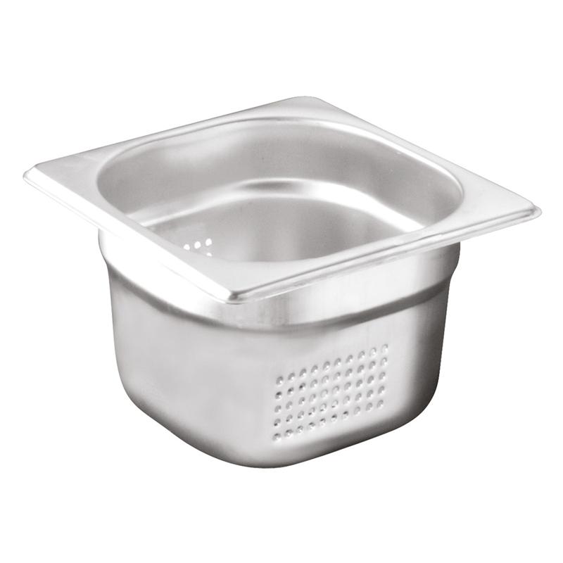 KAPP30916065Süzgeçli Gastronom Küvet 1/6 - GN 30916