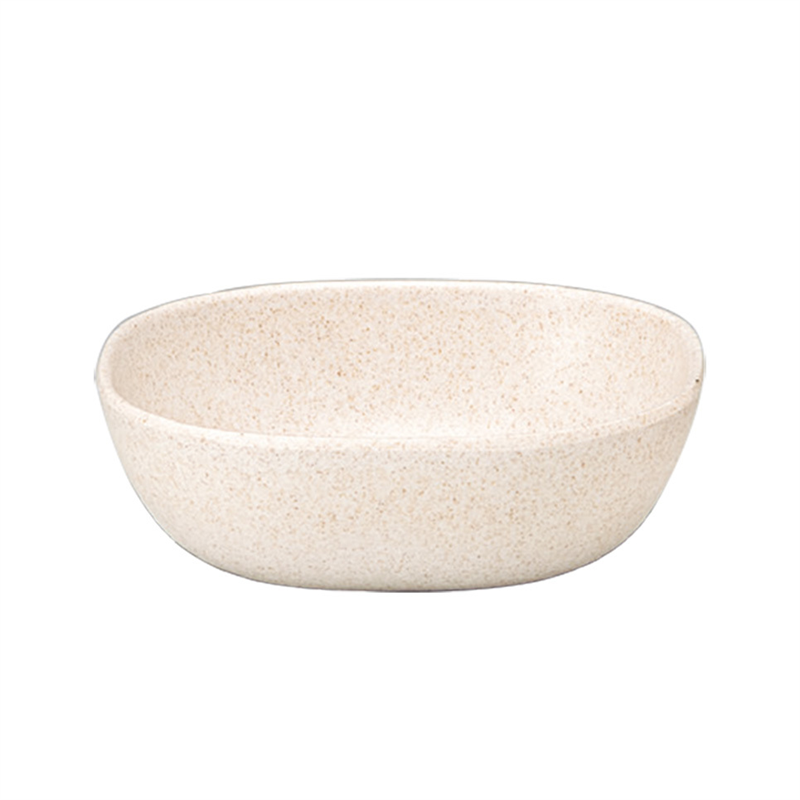 Renkli Yuvarlak Bambu Çerezlik (Beyaz-Oranj-Yeşil)