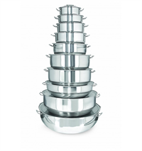 KAPP30013015Helvane Tencere Kapaklı 30x15 cm 13 lt - 30013015