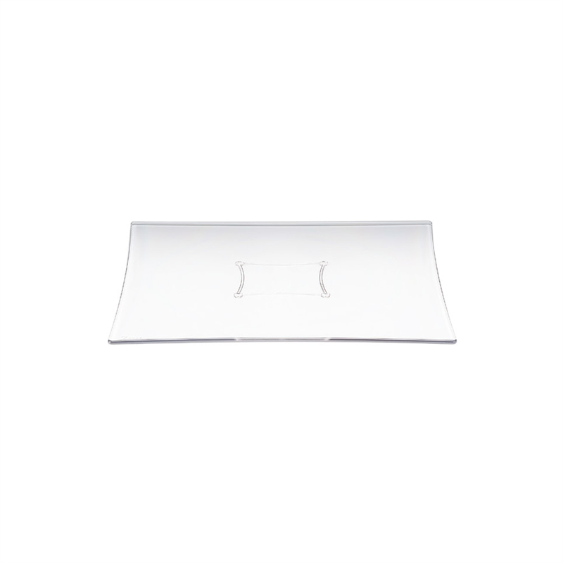 20 Cm Polycarbonat  Kare Teşhir Tabak