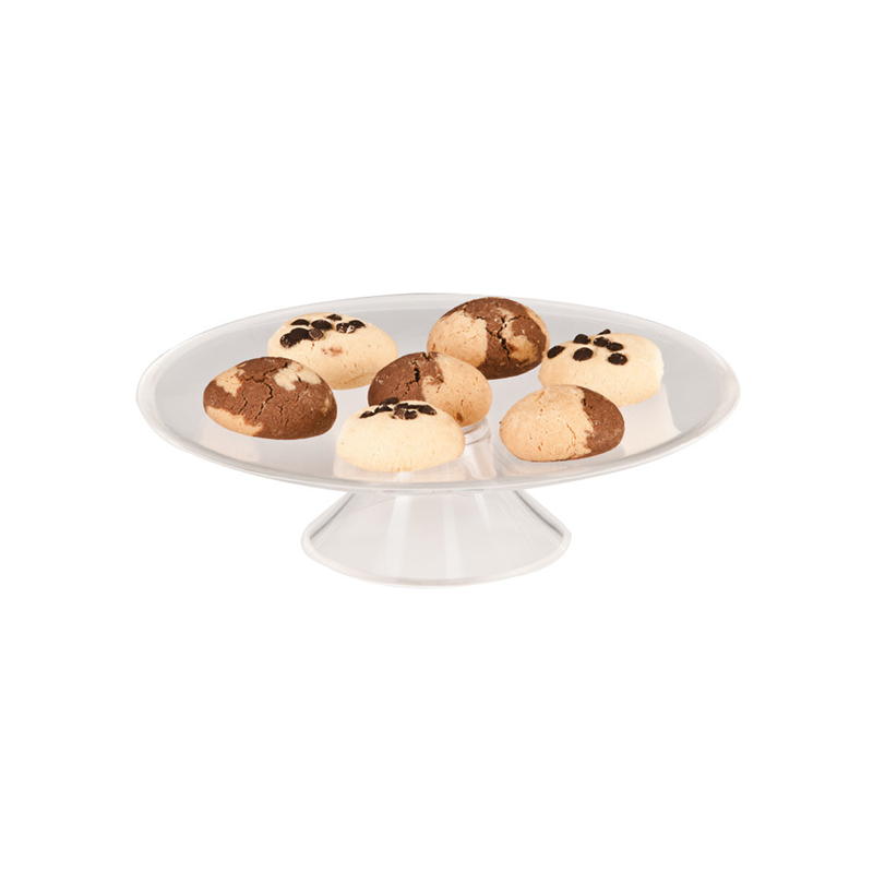 24 Cm Ayaklı Akrilik Pasta Standı (Şeffaf)